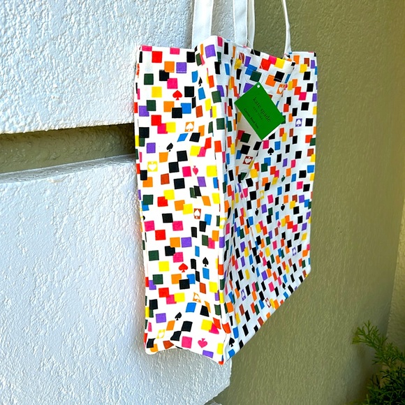 Kate Spade ♠️ canvas book tote - Picture 3 of 8